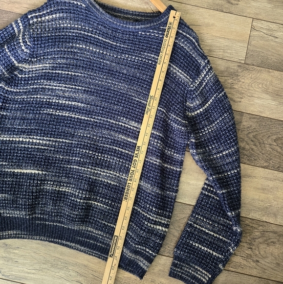 Primark Navy and Cream Knit Men's Large Sweater - Picture 4 of 9